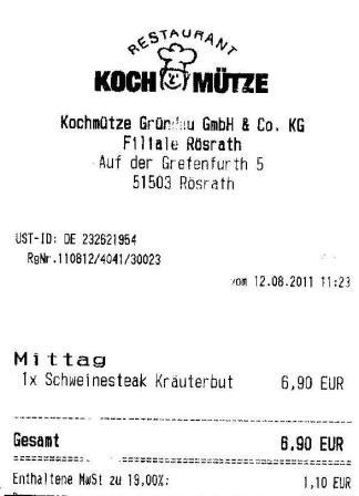 nwim Hffner Kochmtze Restaurant